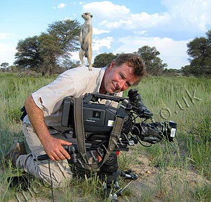 JOHN WATERS, one of the highly dedicated cinematographers behind Meerkat Manor